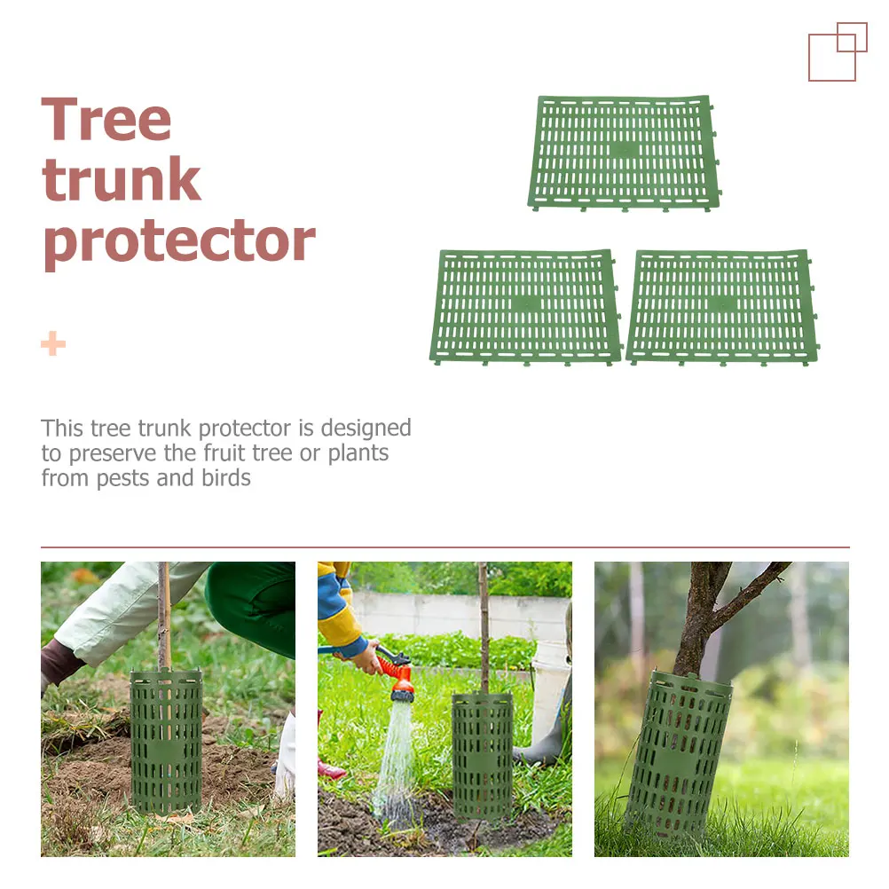 3pcs Tree Trunk Protector Guard Cover Outdoor Garden Pest Bird Protection Fence Bark Wrap for Seedlings Lamp Posts
3pcs Tree Trunk Protector Guard Cover Outdoor Garden Pest Bird Protection Fence Bark Wrap for Seedlings Lamp Posts