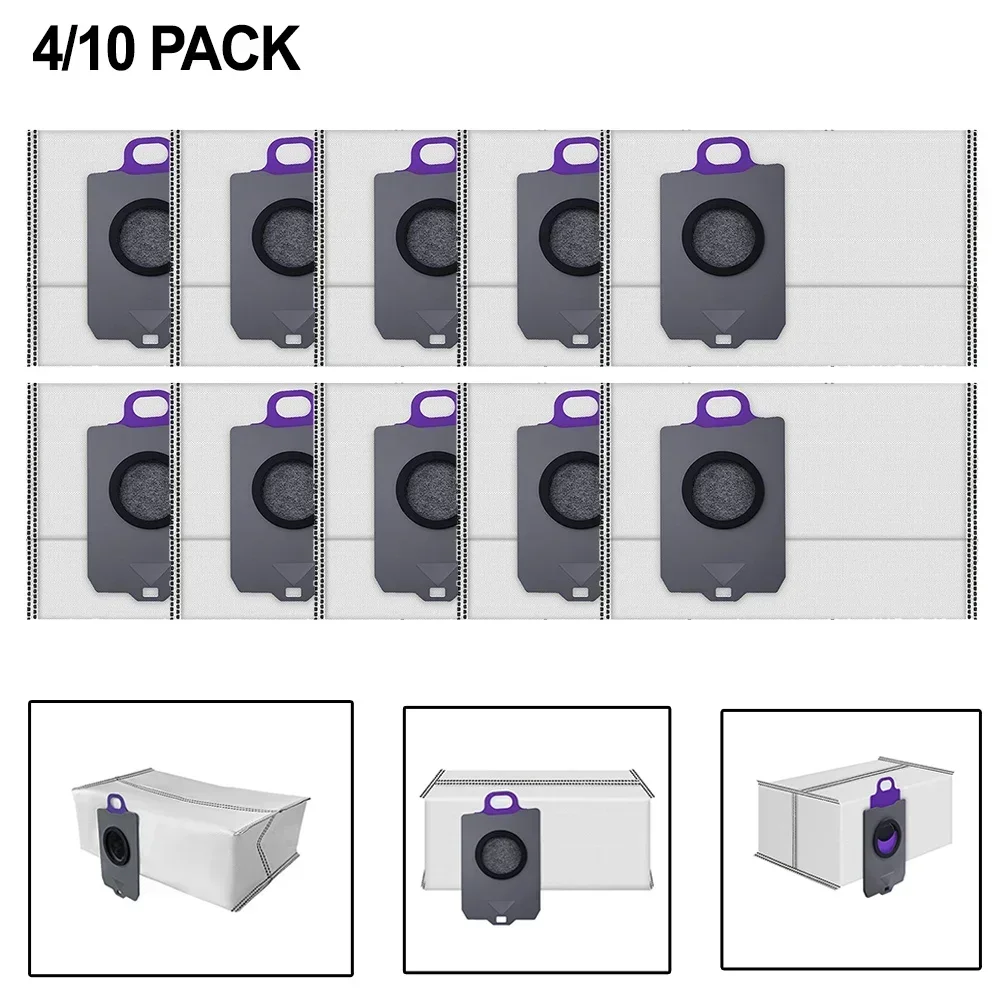 Для робота NARWAL Freo X10 Pro YJCC027 вакуумные мешки для пыли для базовой станции 4 или 10 шт. с тонкой фильтрацией
Для робота NARWAL Freo X10 Pro YJCC027 вакуумные мешки для пыли для базовой станции 4 или 10 шт. с тонкой фильтрацией