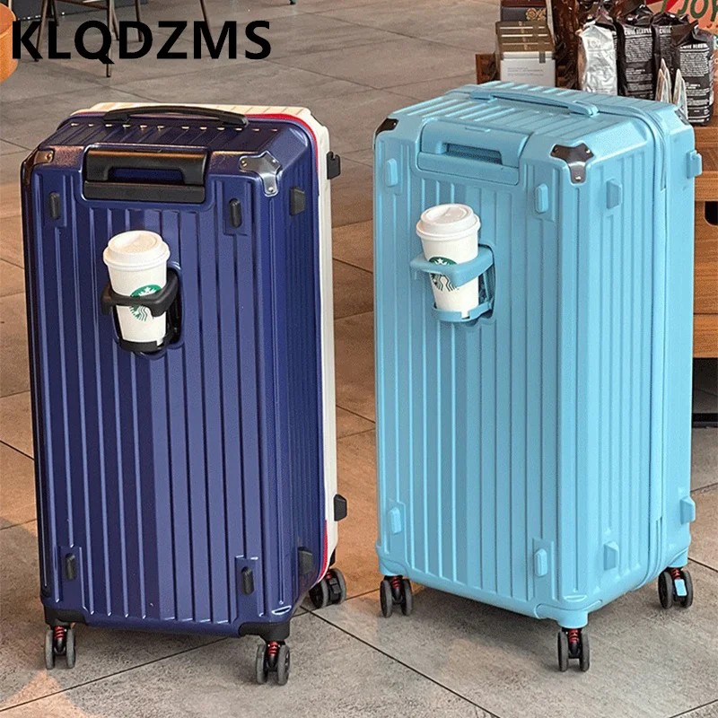 Чемодан на колесиках KLQDZMS 20-36 дюймов с подстаканником, из ABS+PC, большой вместимости, дорожная сумка на колесиках
Чемодан на колесиках KLQDZMS 20-36 дюймов с подстаканником, из ABS+PC, большой вместимости, дорожная сумка на колесиках