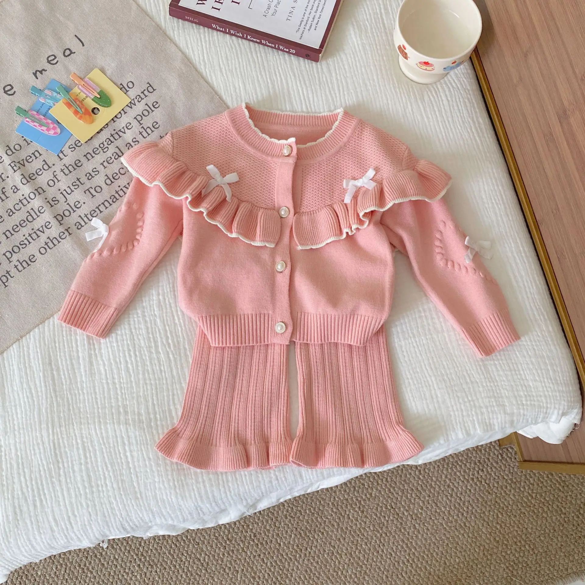 2025 Autumn New Baby Girl Long Sleeve Clothes Set Cute Girls Knit Cardigan + Pants 2pcs Suit Infant Sweater Coat Toddler Outfits
2025 Autumn New Baby Girl Long Sleeve Clothes Set Cute Girls Knit Cardigan + Pants 2pcs Suit Infant Sweater Coat Toddler Outfits