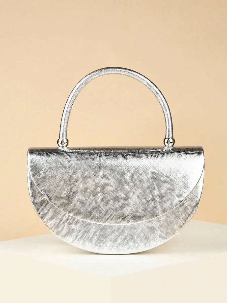 Elegant Half Moon Clutch Bag For Women, Minimalist Evening Party Handbag
Elegant Half Moon Clutch Bag For Women, Minimalist Evening Party Handbag