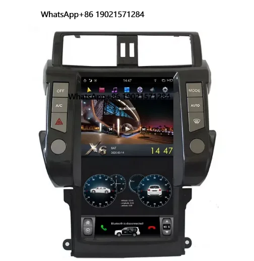 13.6 "Portrait Android Vehicle Multimedia Player GPS Navigation Land Cruiser Prado 2010-2013
13.6 "Portrait Android Vehicle Multimedia Player GPS Navigation Land Cruiser Prado 2010-2013