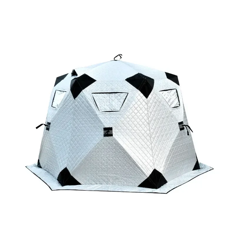 Outdoor Camping Ice Fishing Tent Insulated Quick Set Up Winter Fishing Tent for 5-8 People Camping Hiking Fishing Sport Events
Outdoor Camping Ice Fishing Tent Insulated Quick Set Up Winter Fishing Tent for 5-8 People Camping Hiking Fishing Sport Events