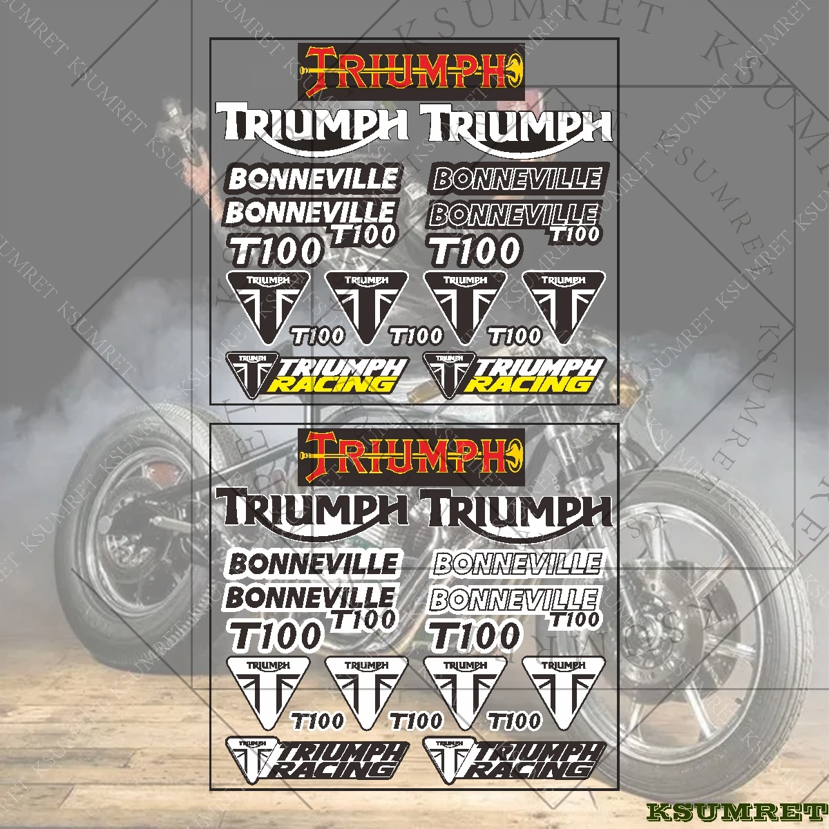 Наклейки для мотоцикла Triumph Bonneville T100: наклейки на выхлопную трубу, бак, обтекатель, логотип, эмблема, аксессуары
Наклейки для мотоцикла Triumph Bonneville T100: наклейки на выхлопную трубу, бак, обтекатель, логотип, эмблема, аксессуары