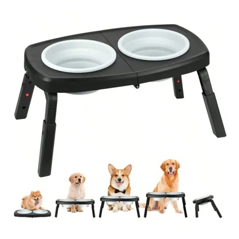 Dog Bowl Dog SuppliesElevated Dog Bowls Stand 4Level Height Portable Feeder With Collapsible Silicone Bowls NonSlip Base For Med
Dog Bowl Dog SuppliesElevated Dog Bowls Stand 4Level Height Portable Feeder With Collapsible Silicone Bowls NonSlip Base For Med