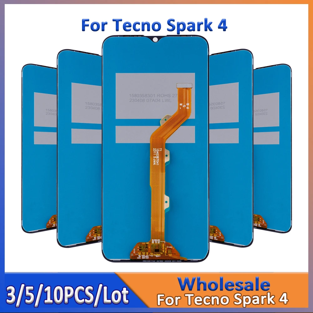 Оптовая партия 3/5/10 шт. для Spark 4, ЖК-экран в сборе с сенсорным дигитайзером
Оптовая партия 3/5/10 шт. для Spark 4, ЖК-экран в сборе с сенсорным дигитайзером