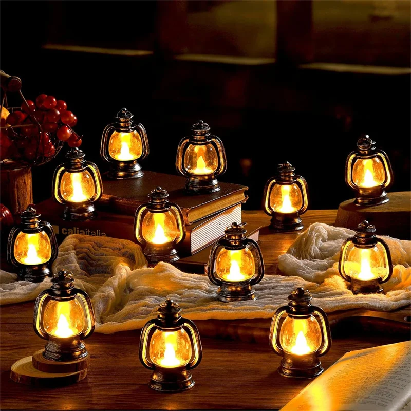 12 PCS Mini Lantern Decorations For Western Style Lantern Table Center Decoration Small Retro Camping Pendant Light For Wedding
12 PCS Mini Lantern Decorations For Western Style Lantern Table Center Decoration Small Retro Camping Pendant Light For Wedding
