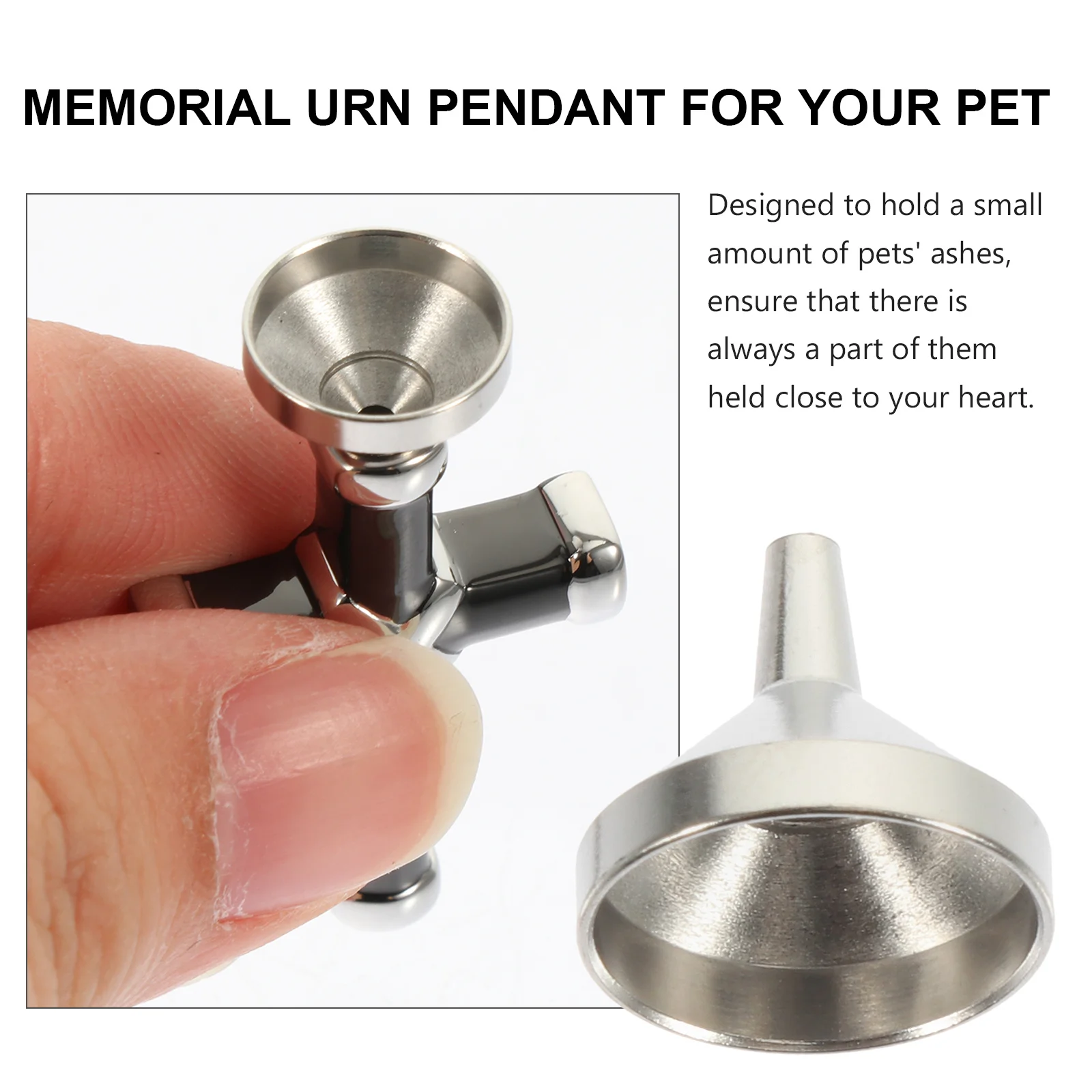 1Set Stainless Steel Pet Ash Pendant Kit Detachable Mini Casket for Urn Jewelry Memorializing Loved Pet Forever
1Set Stainless Steel Pet Ash Pendant Kit Detachable Mini Casket for Urn Jewelry Memorializing Loved Pet Forever