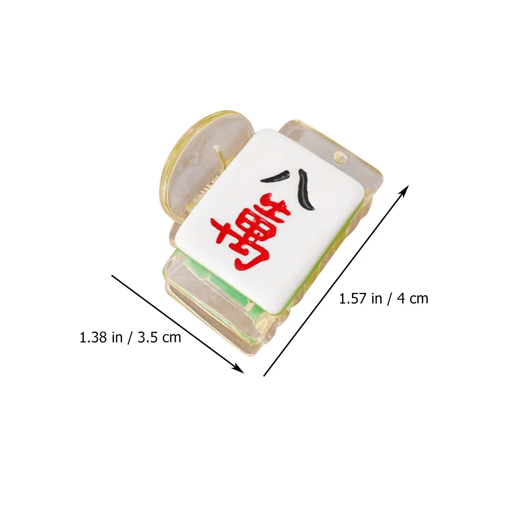 Funny Mahjong Hair Claw Clips Cute Mini Decorative Hairpins Girls Lightweight Carnival Party Accessories Plastic Resin Visual
Funny Mahjong Hair Claw Clips Cute Mini Decorative Hairpins Girls Lightweight Carnival Party Accessories Plastic Resin Visual