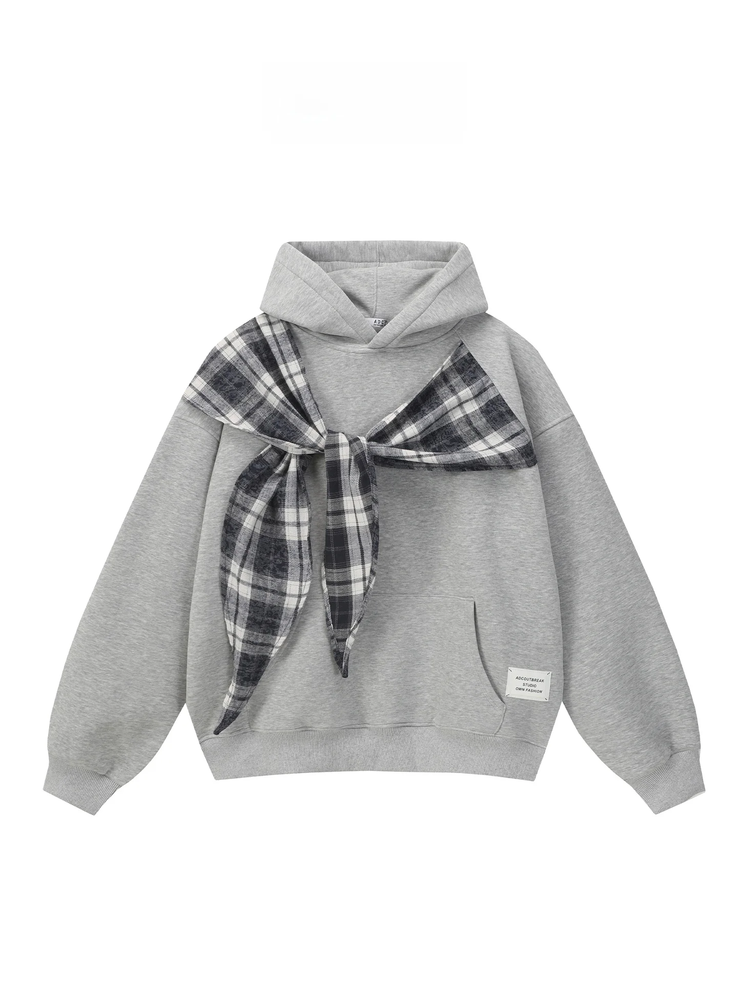 Свободный повседневный свитер-худи в клетку с лоскутным дизайном, свободный крой, женская модная одежда для весны и осени
Свободный повседневный свитер-худи в клетку с лоскутным дизайном, свободный крой, женская модная одежда для весны и осени