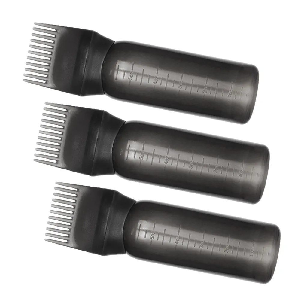 3Pcs Root Comb Applicator Bottle for Hair Coloring Dyeing Scalp Touch Up Graduated Scale Design Hair Oil Applicator Bottle
3Pcs Root Comb Applicator Bottle for Hair Coloring Dyeing Scalp Touch Up Graduated Scale Design Hair Oil Applicator Bottle