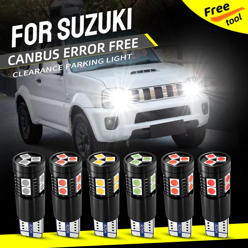 2×T10 W5W LED Clearance Parking Side Marker Lights Bulbs No Error For Suzuki Alto Baleno Celerio Grand Vitara Ignis 1/2/3 Jimny
2×T10 W5W LED Clearance Parking Side Marker Lights Bulbs No Error For Suzuki Alto Baleno Celerio Grand Vitara Ignis 1/2/3 Jimny