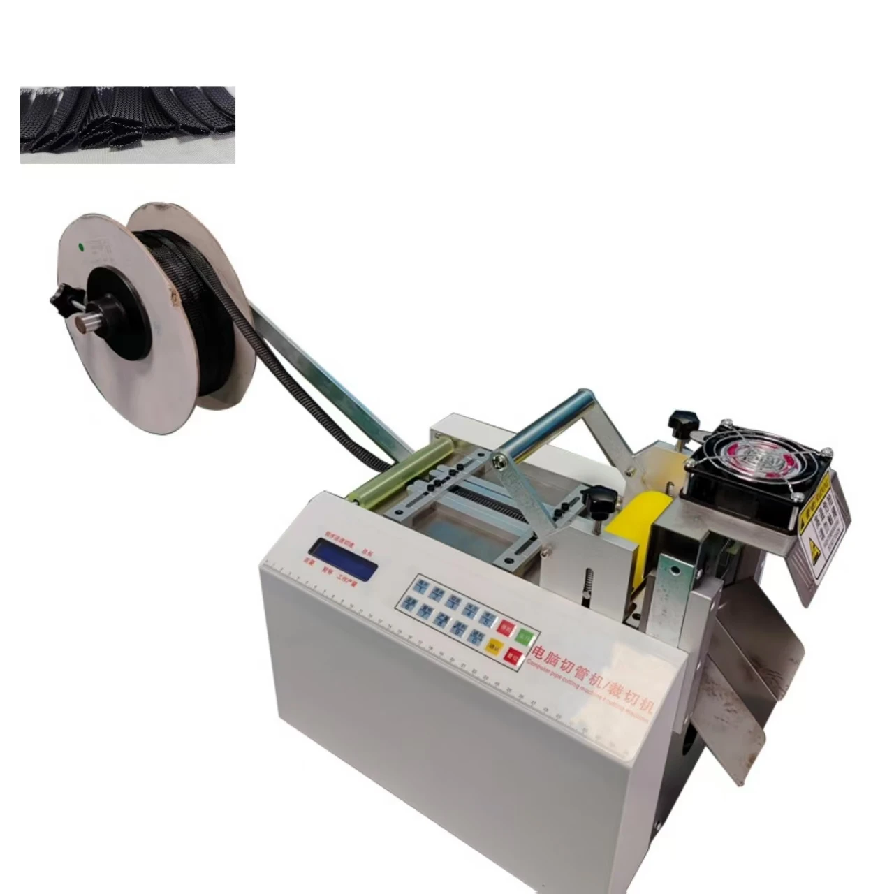 Specially Designed for Cutting Nylon Braided Mesh Tubes Auto Hot Knife Braided Net Pipe Cutting Machine Edge Sealing Not Stick
Specially Designed for Cutting Nylon Braided Mesh Tubes Auto Hot Knife Braided Net Pipe Cutting Machine Edge Sealing Not Stick