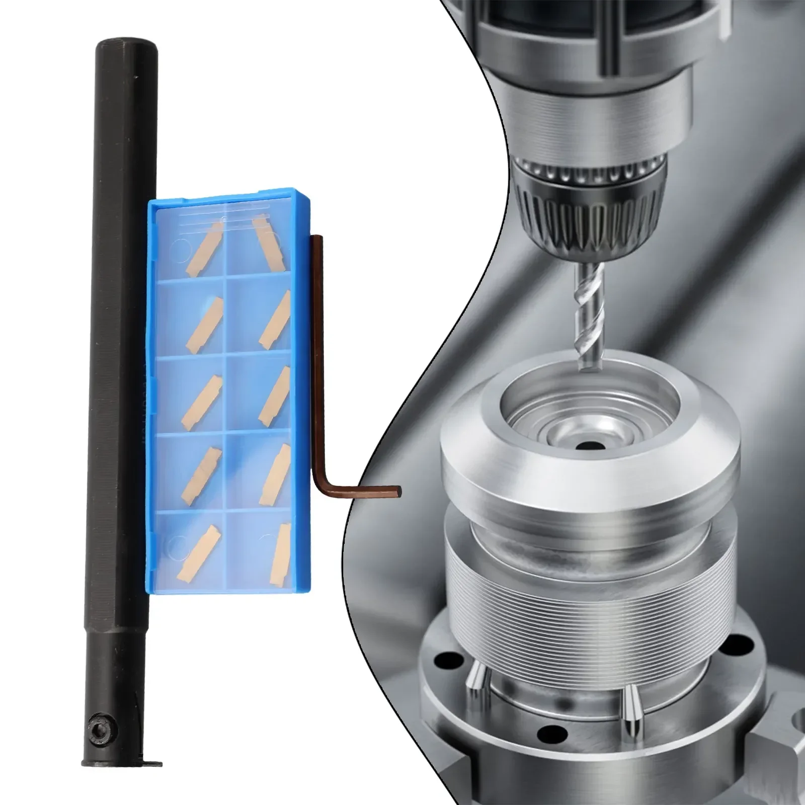 High Quality Portable Cutting Tool Holder Inserts 10p MGMN150 10pcs/Box Alloy Steel + Carbide Internal Grooving
High Quality Portable Cutting Tool Holder Inserts 10p MGMN150 10pcs/Box Alloy Steel + Carbide Internal Grooving