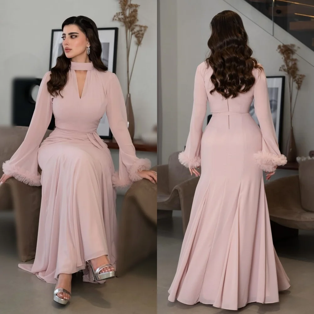 Customized Classic Formal Evening Dress Pleat Long Sleeves Trumpet Long Dresses Bespoke Occasion Elegant Party Wedding
Customized Classic Formal Evening Dress Pleat Long Sleeves Trumpet Long Dresses Bespoke Occasion Elegant Party Wedding