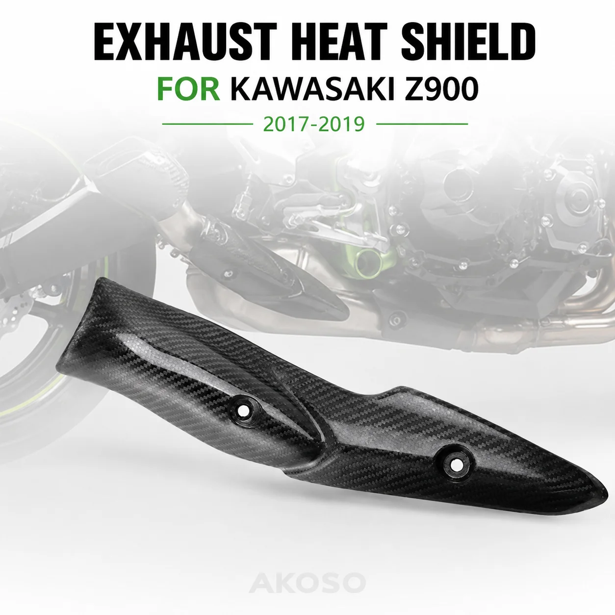 Exhaust Heat Shield Cover Carbon Fiber Side Muffler Guard Trim for Kawasaki Z900 Z 900 2017-2019 Motorcycle Accessories Parts
Exhaust Heat Shield Cover Carbon Fiber Side Muffler Guard Trim for Kawasaki Z900 Z 900 2017-2019 Motorcycle Accessories Parts