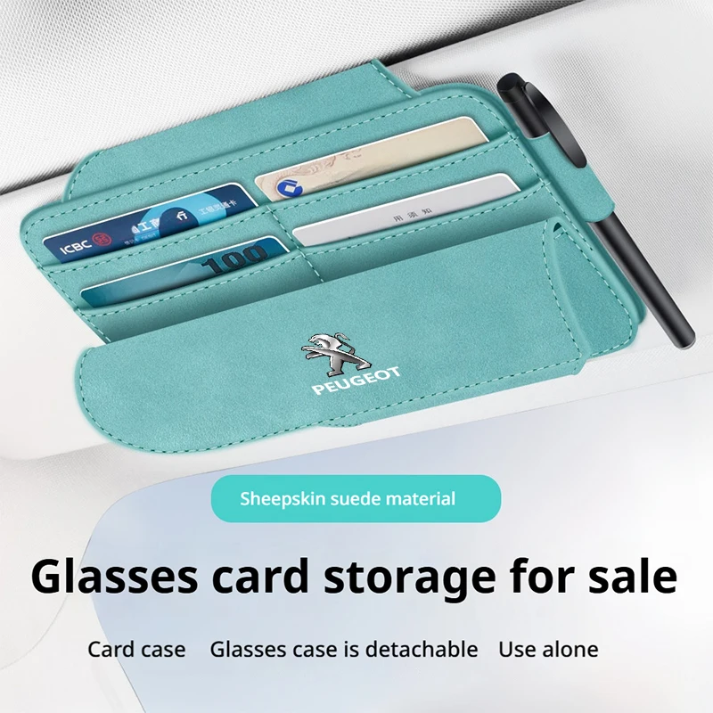 Car sun visor storage bag IC card glasses storage suitable for Peugeot 205 207 208 301 308 407 408 508 3008 auto parts
Car sun visor storage bag IC card glasses storage suitable for Peugeot 205 207 208 301 308 407 408 508 3008 auto parts
