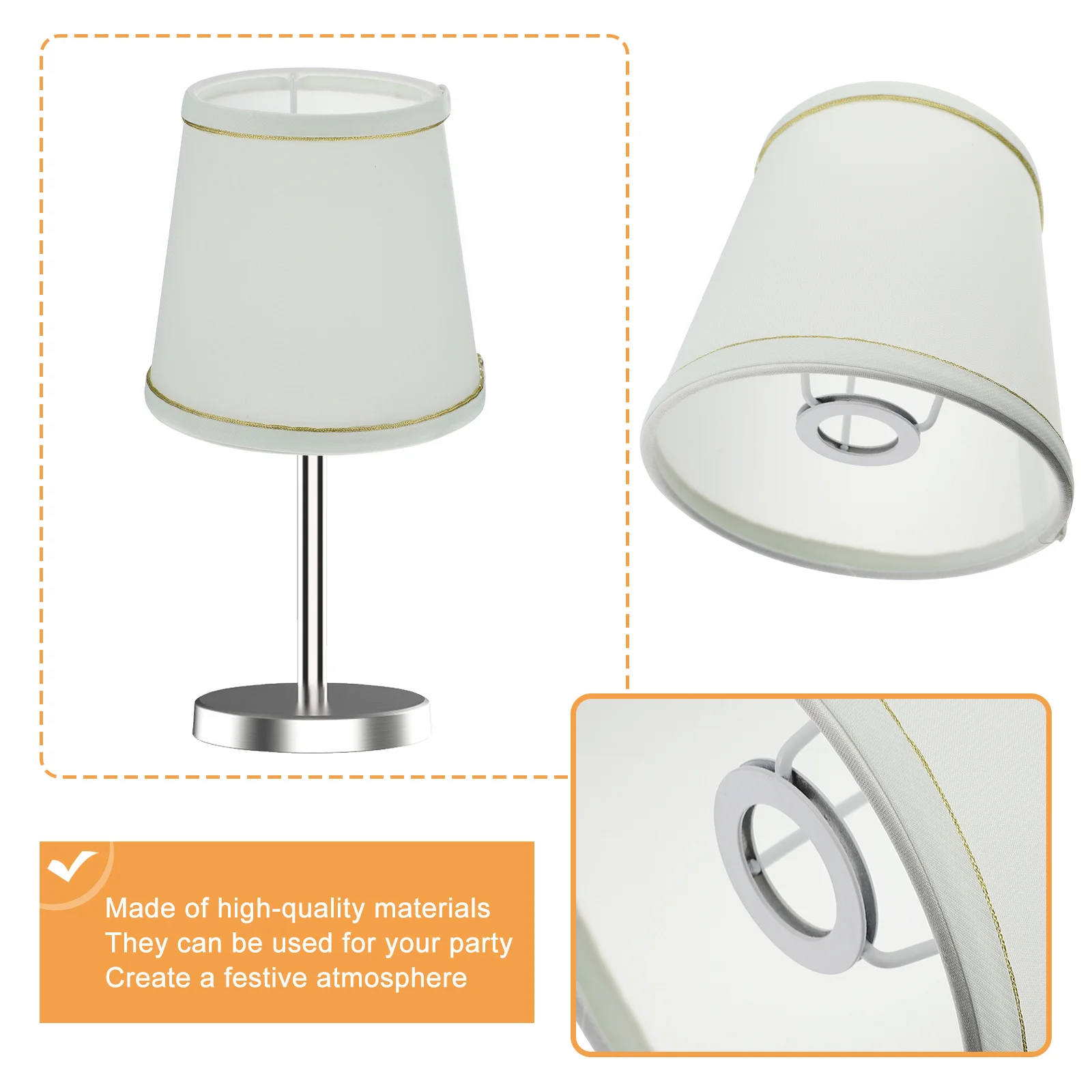 Cloth Lampshade Lightweight Dust-Proof Modern Non-Dazzling Eye-Protection Easy Install For Ceiling Floor Table Wall Lamp Cover
Cloth Lampshade Lightweight Dust-Proof Modern Non-Dazzling Eye-Protection Easy Install For Ceiling Floor Table Wall Lamp Cover