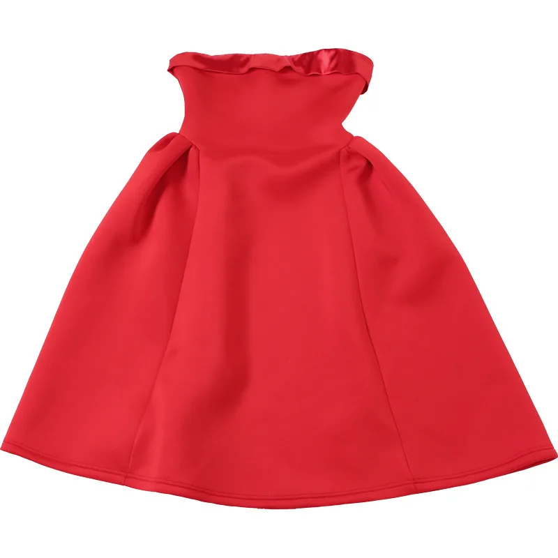 2025 European and American style cross-border autumn new item strapless, niche temperament, high-end feeling, short skirt, spicy
2025 European and American style cross-border autumn new item strapless, niche temperament, high-end feeling, short skirt, spicy