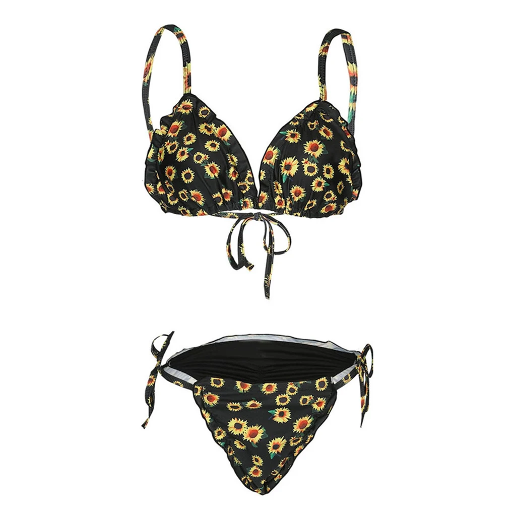 2 шт./компл. женский сексуальный купальник-бикини с подсолнухом, купальный костюм с лямкой на шее, пуш-ап, мягкие купальники
2 шт./компл. женский сексуальный купальник-бикини с подсолнухом, купальный костюм с лямкой на шее, пуш-ап, мягкие купальники