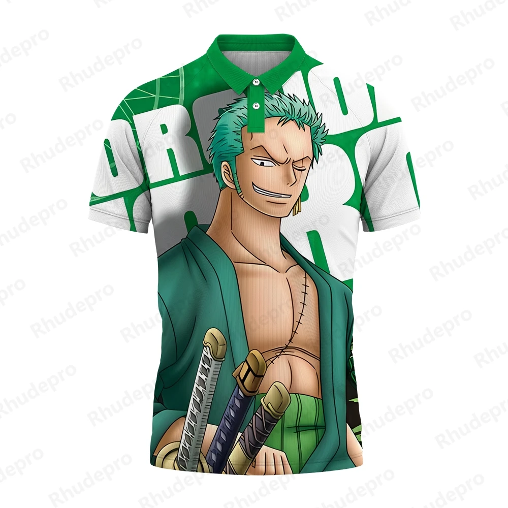 One Piece Roronoa Zoro Fashion polo shirt Men Cosplay New Hip Hop Children's Oversized Trend High Quality Y2k Anime 5XL Summer
One Piece Roronoa Zoro Fashion polo shirt Men Cosplay New Hip Hop Children's Oversized Trend High Quality Y2k Anime 5XL Summer