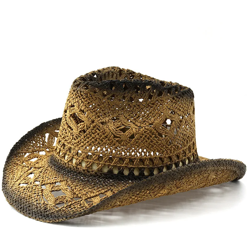 Wind Western Sunscreen Hollow Jazz Top Malan Flower Windproof Rope Cowboy Straw Hat
Wind Western Sunscreen Hollow Jazz Top Malan Flower Windproof Rope Cowboy Straw Hat