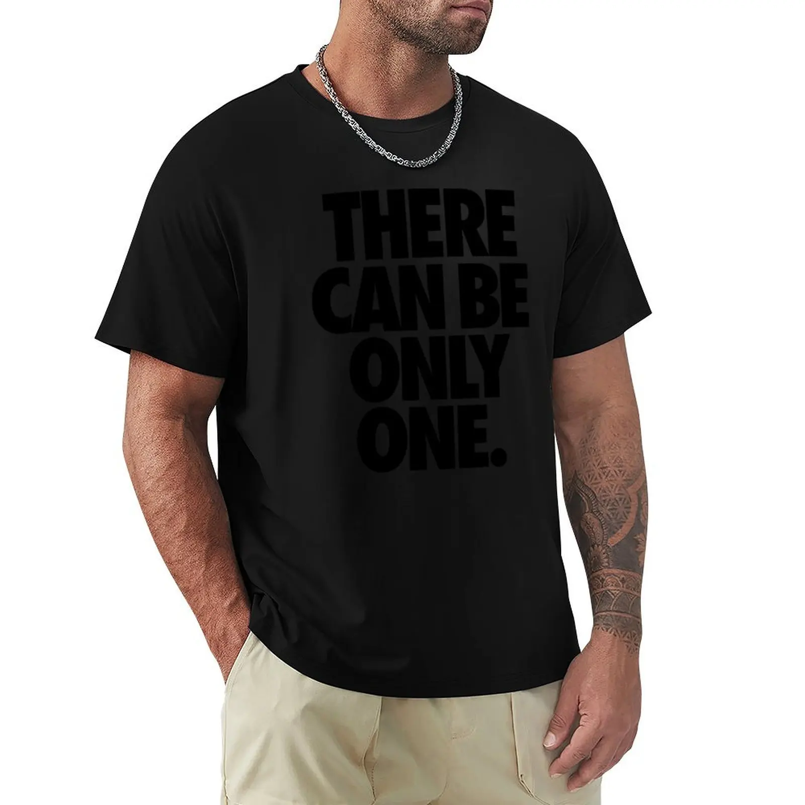 THERE CAN BE ONLY ONE. T-Shirt Basic Lightweight Short Sleeve Tee
THERE CAN BE ONLY ONE. T-Shirt Basic Lightweight Short Sleeve Tee