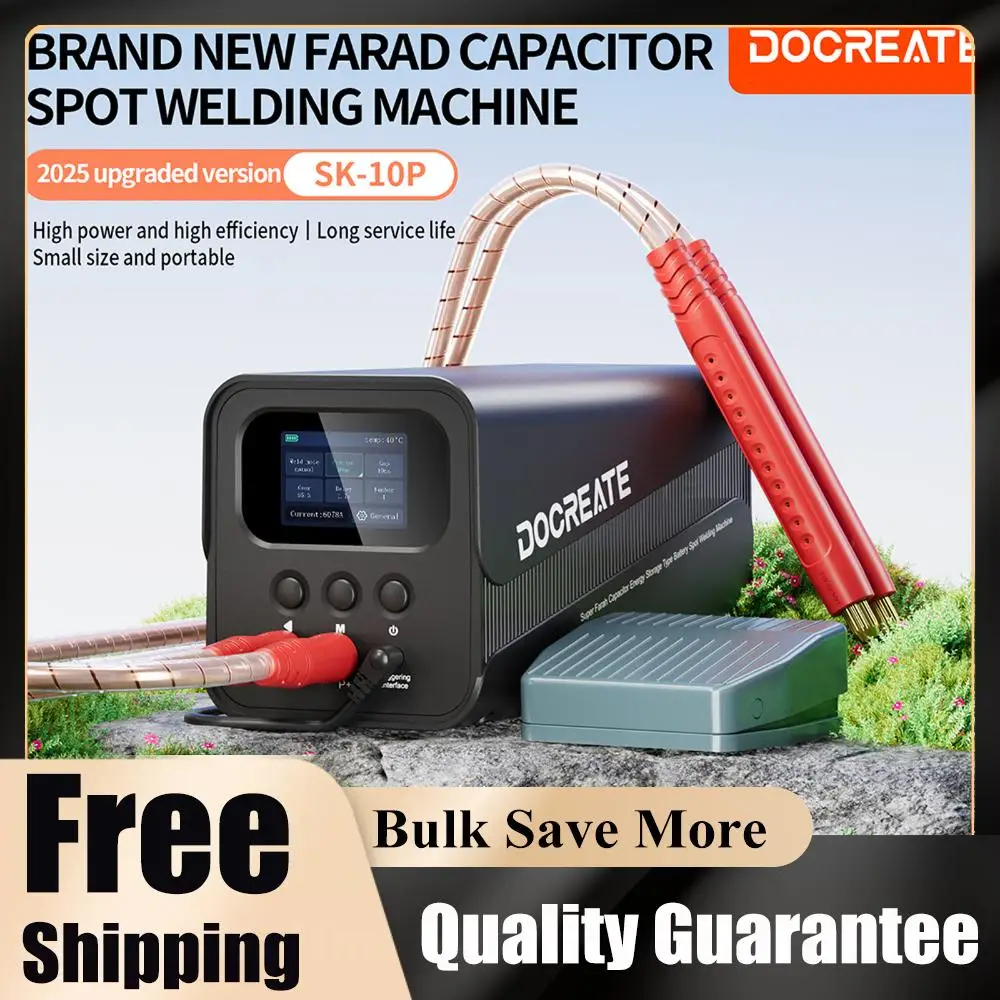 SK-10P Аппарат для точечной сварки 99 передач Регулируемый конденсатор Super Farad 18650 Литиевая батарея DIY Аппарат для точечной сварки никелевых листов ЕС/США
SK-10P Аппарат для точечной сварки 99 передач Регулируемый конденсатор Super Farad 18650 Литиевая батарея DIY Аппарат для точечной сварки никелевых листов ЕС/США
