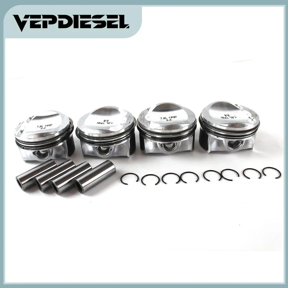 4x EA888 Engine Φ21mm Pistons & Rings 82.5mm STD Set For Audi A3 A4 Q5 TT VW Skoda Seat GTI 2.0 TSI 06H107065AM 06H107099AM
4x EA888 Engine Φ21mm Pistons & Rings 82.5mm STD Set For Audi A3 A4 Q5 TT VW Skoda Seat GTI 2.0 TSI 06H107065AM 06H107099AM