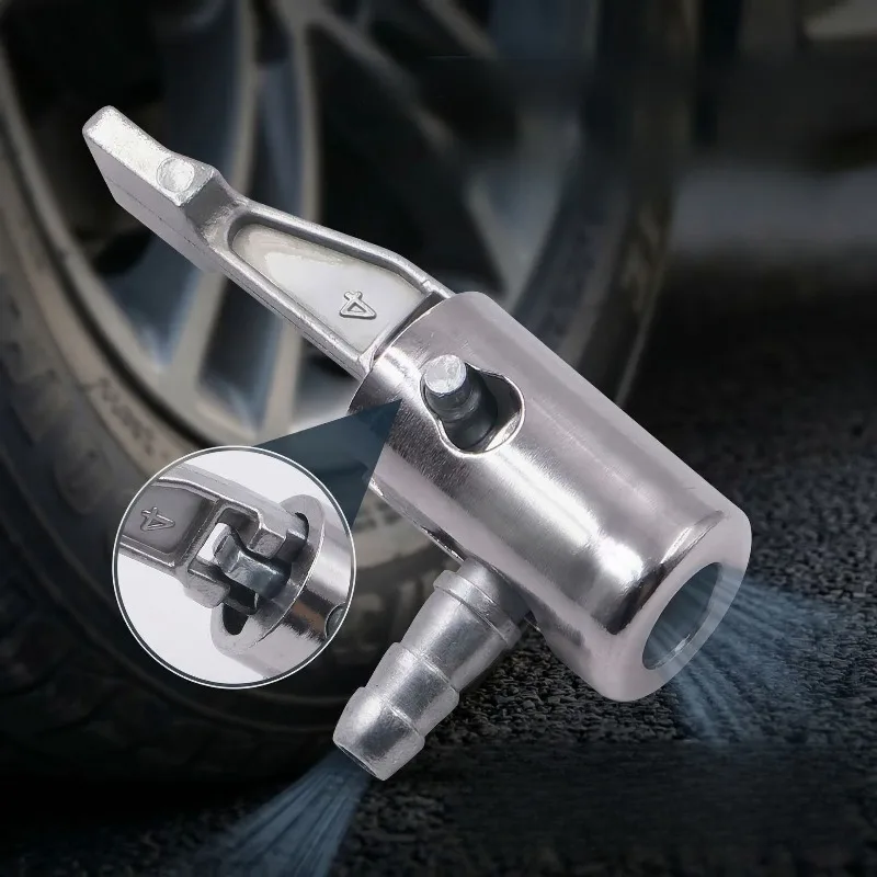 1/4 locking metal air chuck, air compressor, tire inflator with hook and loop joint, tire chuck
1/4 locking metal air chuck, air compressor, tire inflator with hook and loop joint, tire chuck