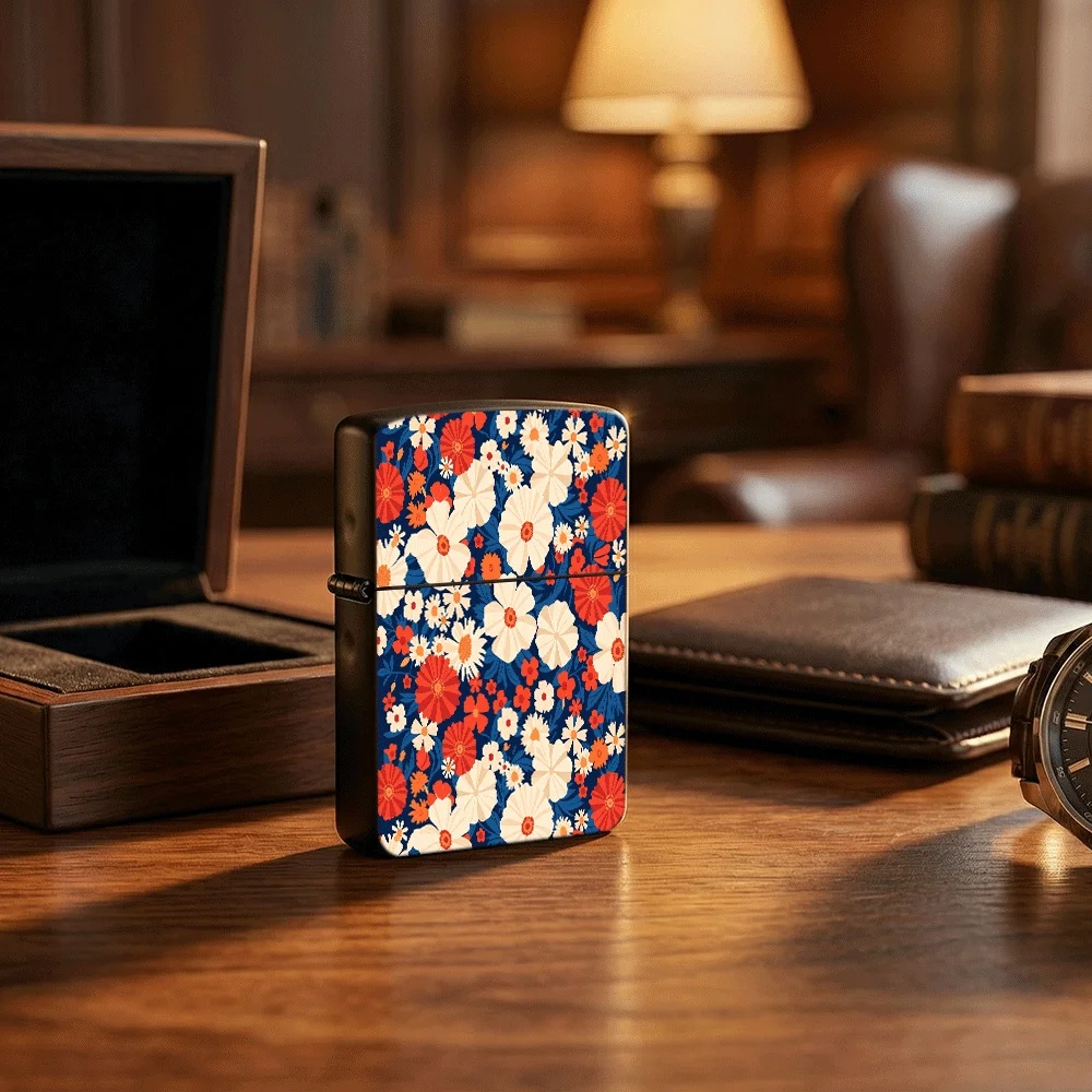 Flip - Top Lighter Retro Floral Pattern Vintage Style Gift for Men
Flip - Top Lighter Retro Floral Pattern Vintage Style Gift for Men