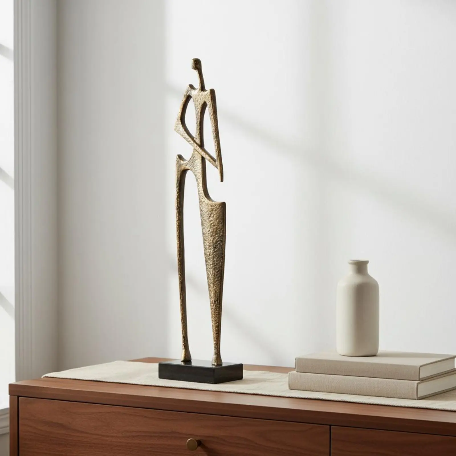 Abstract Human Figure Artful Simplicity and Aesthetic Metal Person Sculpture Contemporary-Art Statue Distinctive Design
Abstract Human Figure Artful Simplicity and Aesthetic Metal Person Sculpture Contemporary-Art Statue Distinctive Design