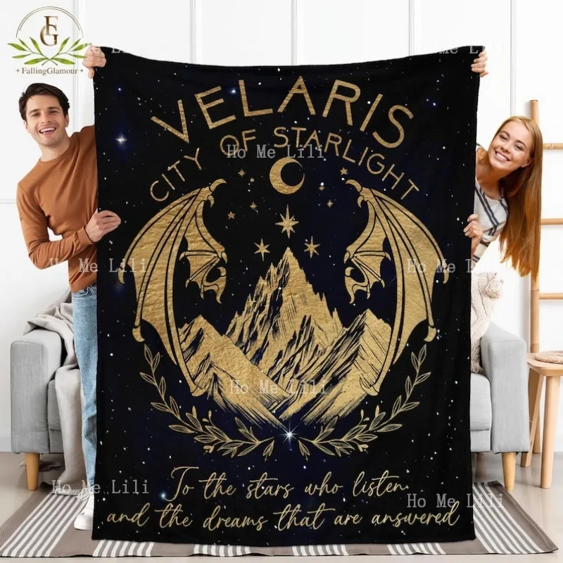 Фланелевое одеяло City Of Starlight Velaris для ночного двора, подарки для любителей книг, который слушает звезды
Фланелевое одеяло City Of Starlight Velaris для ночного двора, подарки для любителей книг, который слушает звезды