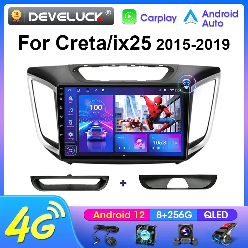 Android 12 Car Radio For Hyundai Creta ix25 2015 - 2019 2 Din Multimedia Video Player GPS Navigation 4G Stereo Carplay Auto DSP
Android 12 Car Radio For Hyundai Creta ix25 2015 - 2019 2 Din Multimedia Video Player GPS Navigation 4G Stereo Carplay Auto DSP