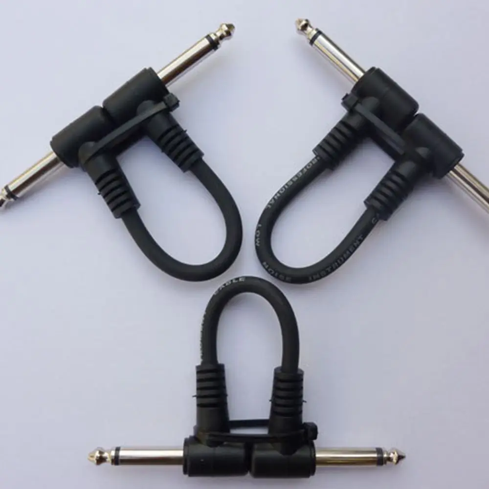 Useful Universal Right Angle Jumper Leads 15cm Effect Pedal Instrument Connect Normal 2 Plugs Guitar Pedal Cable Patch Cable
Useful Universal Right Angle Jumper Leads 15cm Effect Pedal Instrument Connect Normal 2 Plugs Guitar Pedal Cable Patch Cable