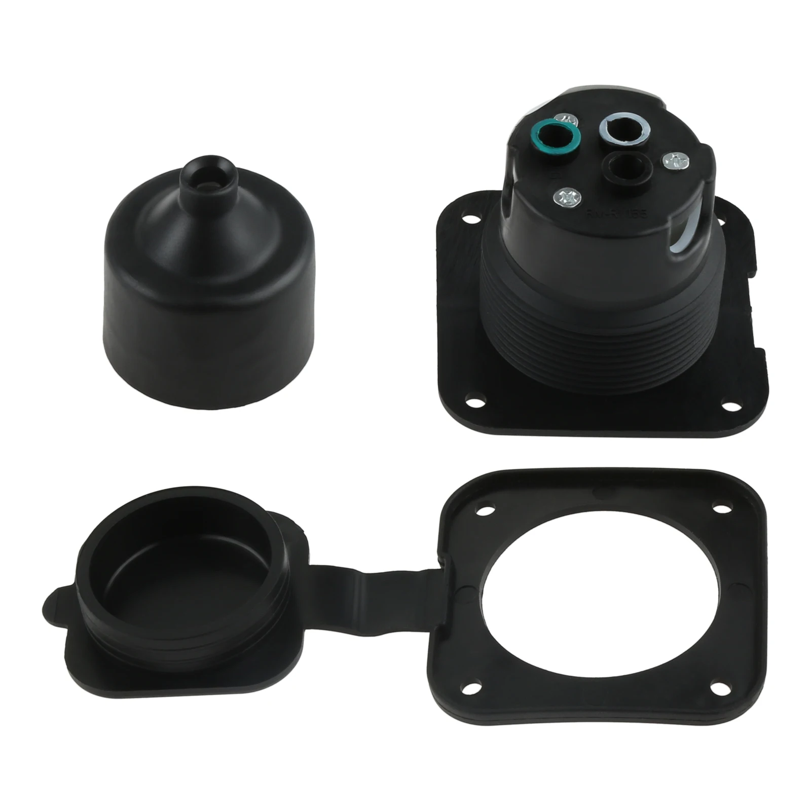 15 Amp Flanged Inlet 125V Huazu Shore Power Inlet Plug NEMA 5-15 RV Power with Waterproof Cover for RV Marine Boat 2 Pole 3-Wire
15 Amp Flanged Inlet 125V Huazu Shore Power Inlet Plug NEMA 5-15 RV Power with Waterproof Cover for RV Marine Boat 2 Pole 3-Wire