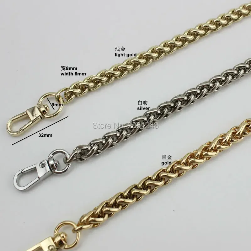 5pcs width 8mm High-quality 4-color lantern chain bag with children bag chain hardware accessories metal package chain rough
5pcs width 8mm High-quality 4-color lantern chain bag with children bag chain hardware accessories metal package chain rough