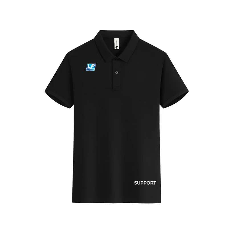 LP SUPPORT logo Quick-drying sports polo shirt for horseback riding. Advertising T-shirt. Racing sport. Decorative patterns. Su
LP SUPPORT logo Quick-drying sports polo shirt for horseback riding. Advertising T-shirt. Racing sport. Decorative patterns. Su