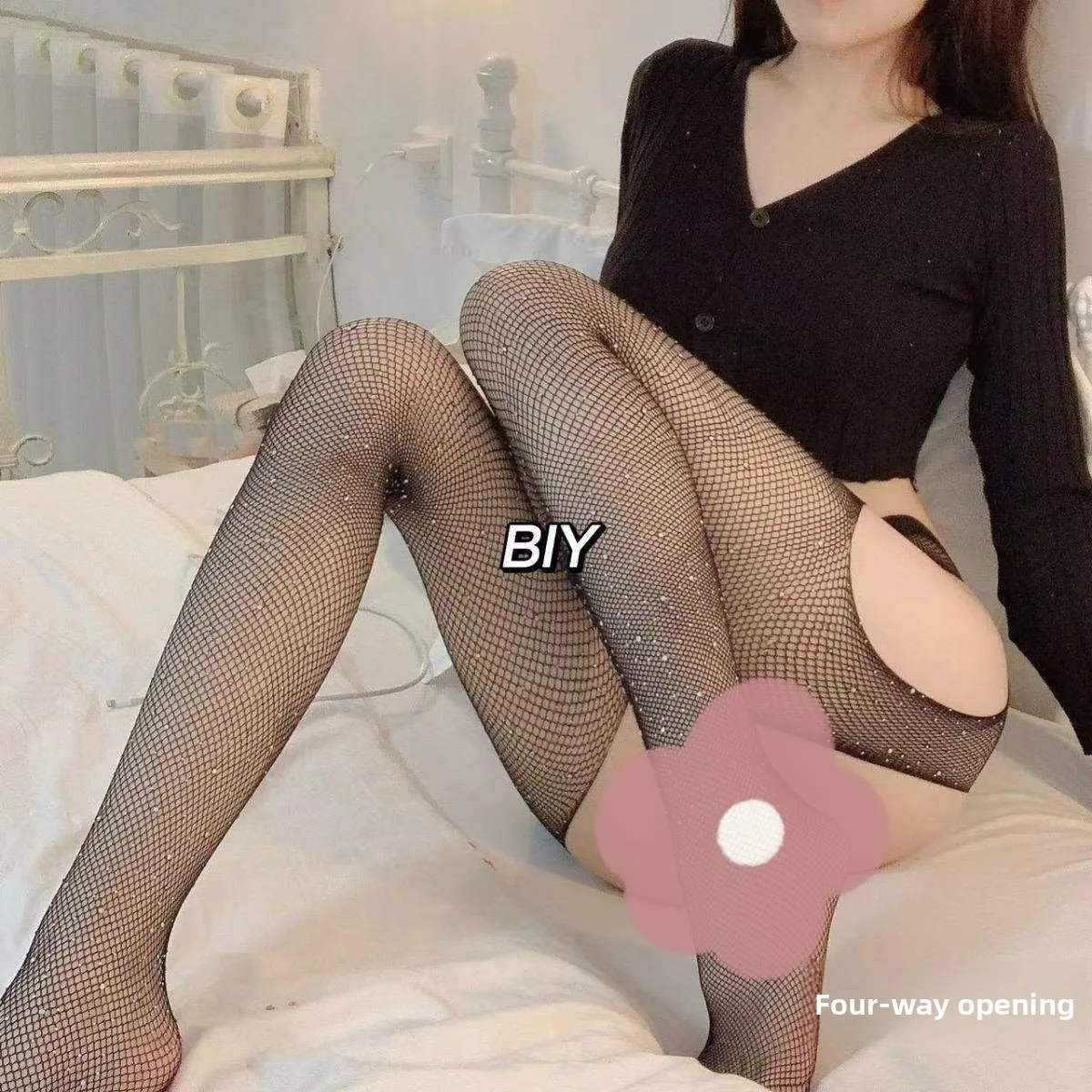 Sexy Four-Way Open Net Stoings Thin Diamond-Themed Luxury Rabbit Fur Long Tube Sos Women's Home Comfort Warmth Spring Season
Sexy Four-Way Open Net Stoings Thin Diamond-Themed Luxury Rabbit Fur Long Tube Sos Women's Home Comfort Warmth Spring Season