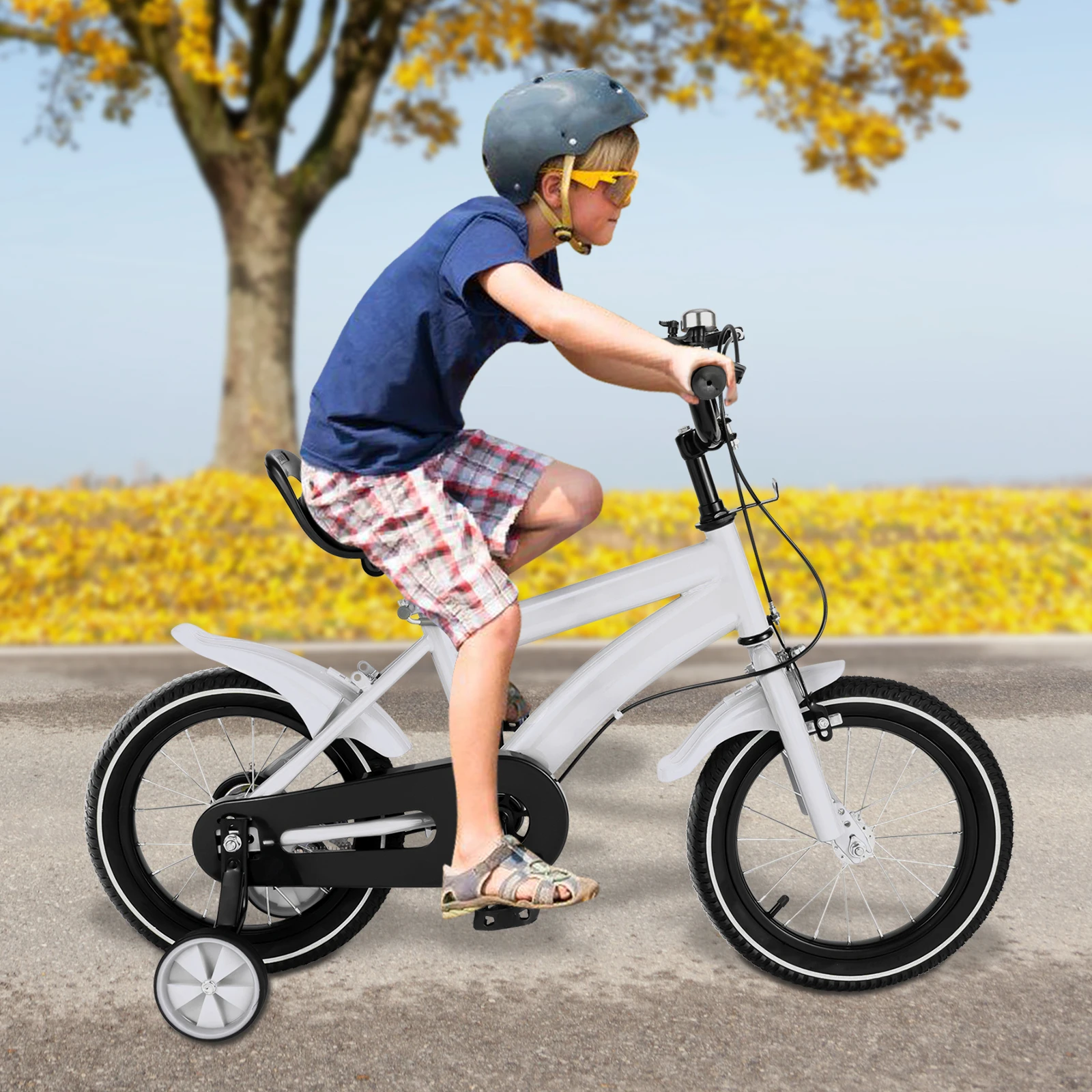 14 Inch Children's Bicycle, Student Children's Bicycle, 2-11 Year Old Children's Bicycle, High-Quality - White
14 Inch Children's Bicycle, Student Children's Bicycle, 2-11 Year Old Children's Bicycle, High-Quality - White