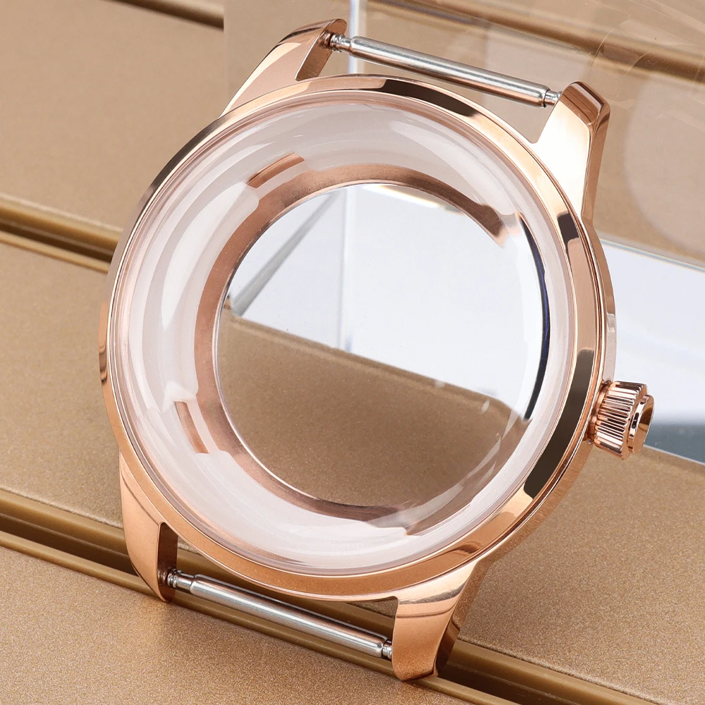 33MM/40MM Polished Watch Case Transparent Back For Cocktail NH35 NH36/38 4R36 Movt Arched Glass Fashion Repair Replacemet Parts
33MM/40MM Polished Watch Case Transparent Back For Cocktail NH35 NH36/38 4R36 Movt Arched Glass Fashion Repair Replacemet Parts