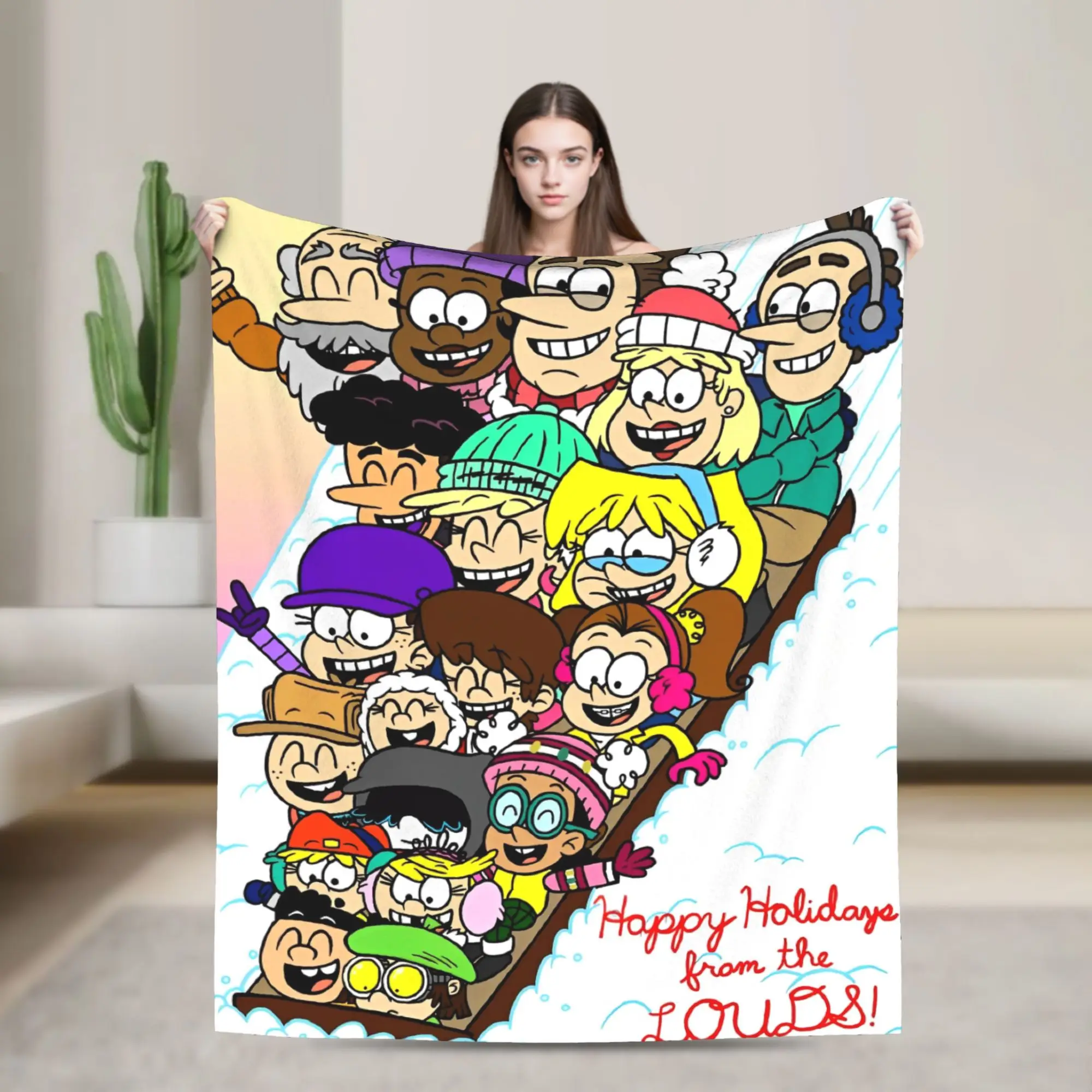 L-Loud Houses Family Cartoon Blanket Quality Soft Throw Blanket Winter Airplane Travel Couch Chair Sofa Bed Fluffy Bedspread
L-Loud Houses Family Cartoon Blanket Quality Soft Throw Blanket Winter Airplane Travel Couch Chair Sofa Bed Fluffy Bedspread