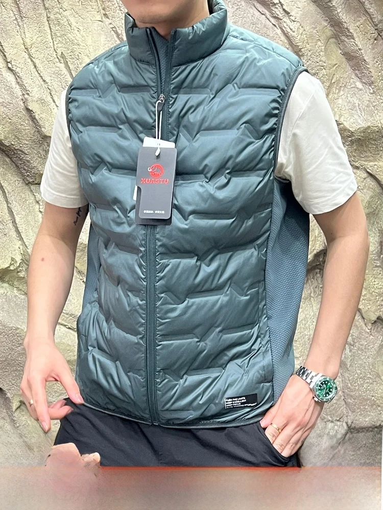 Уличный пуховый жилет с воротником-стойкой, теплый водонепроницаемый полный клей, новый национальный жилет-стойка 80, осенне-зимний терможилет
Уличный пуховый жилет с воротником-стойкой, теплый водонепроницаемый полный клей, новый национальный жилет-стойка 80, осенне-зимний терможилет
