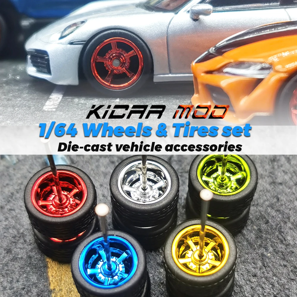 Колеса модели автомобиля 1/64 с резиновыми съемными шинами, детали для установки с пятью спицами для литых под давлением игрушек Hot Wheels Matchbox D: 11 мм, 1 комплект
Колеса модели автомобиля 1/64 с резиновыми съемными шинами, детали для установки с пятью спицами для литых под давлением игрушек Hot Wheels Matchbox D: 11 мм, 1 комплект