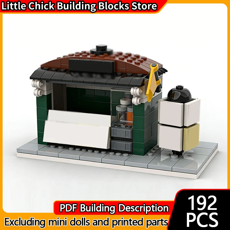 City Street View Model MOC Building Bricks Newspaper Stand Modular Technology Children Holiday Gifts Assemble Toys Suit
City Street View Model MOC Building Bricks Newspaper Stand Modular Technology Children Holiday Gifts Assemble Toys Suit