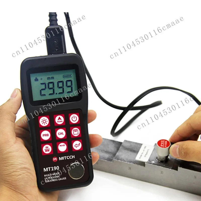 MT190 Multi-mode Ultrasonic Thickness Measuring Instrument 0.65 - 600 Mm
MT190 Multi-mode Ultrasonic Thickness Measuring Instrument 0.65 - 600 Mm