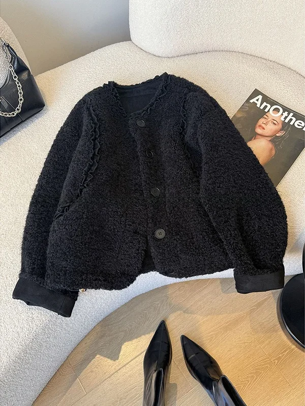 Кардиган из овечьей шерсти больших размеров, дизайнерский, высококачественная верхняя одежда для женщин больших размеров, нейтральный стиль...
Кардиган из овечьей шерсти больших размеров, дизайнерский, высококачественная верхняя одежда для женщин больших размеров, нейтральный стиль...