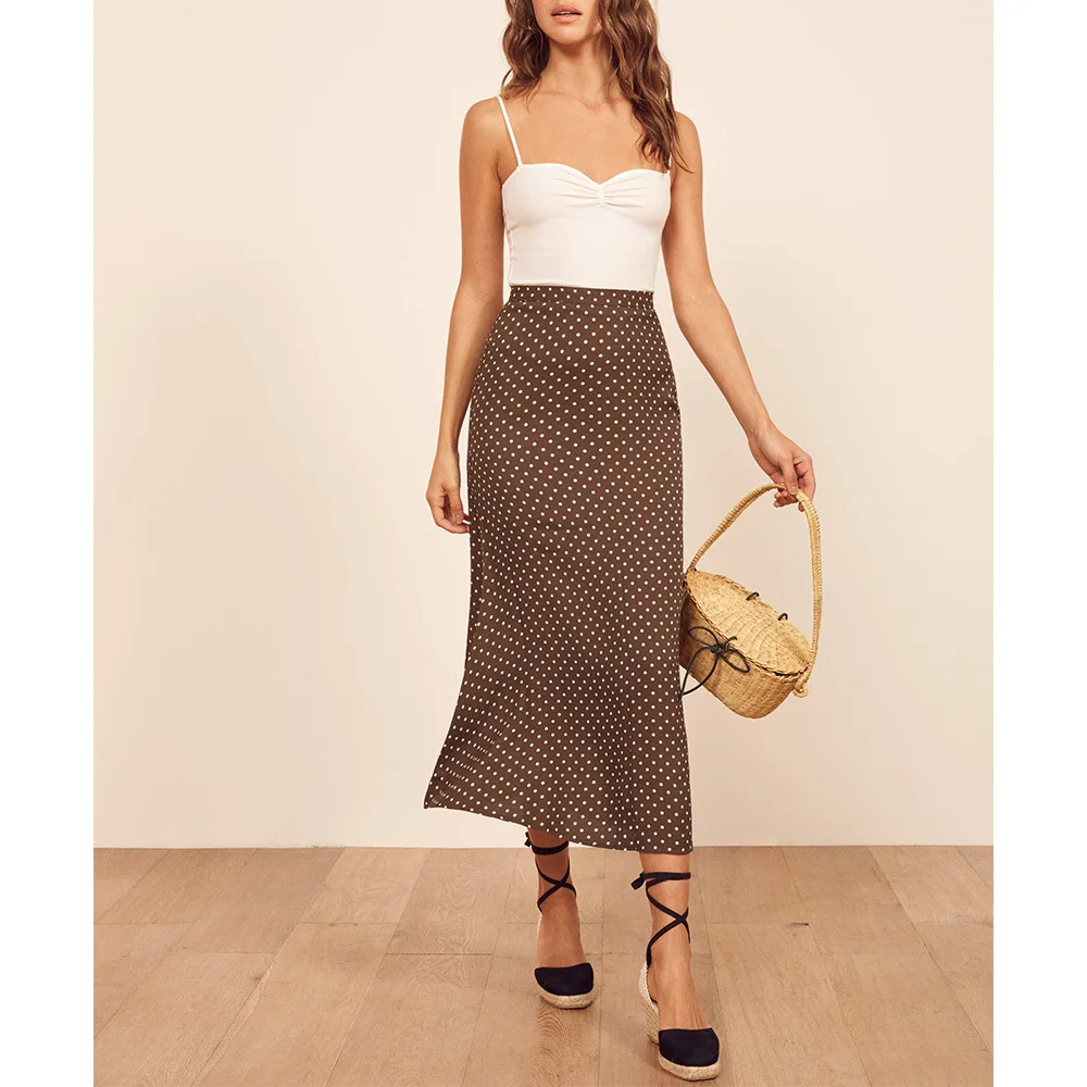 Skirts Womens 2022 Office Lady Elegant Vintage Polka Dot Women Back Zipper High Waist A Line Midi Summer Clothes
Skirts Womens 2022 Office Lady Elegant Vintage Polka Dot Women Back Zipper High Waist A Line Midi Summer Clothes