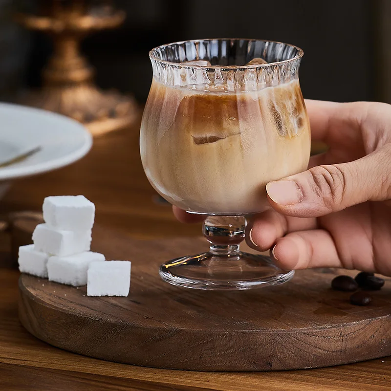 Crystal Glass Whiskey Cup Coffee Cup Cocktail Cup Fruit Juice Cup Sweet Wine Cup Creative Ripple Design Home Water Cup
Crystal Glass Whiskey Cup Coffee Cup Cocktail Cup Fruit Juice Cup Sweet Wine Cup Creative Ripple Design Home Water Cup