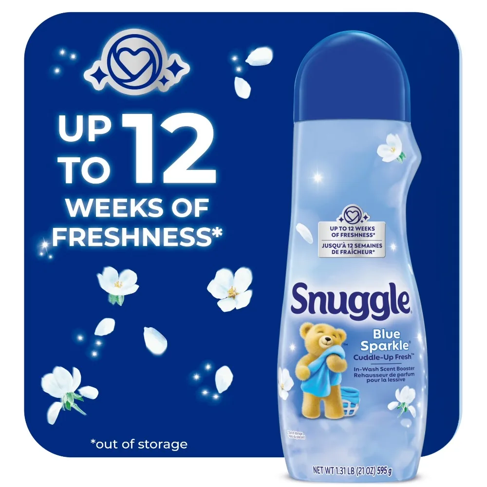 Snuggle Blue Sparkle Cuddle-Up Fresh Scent Booster, 21 Ounce
Snuggle Blue Sparkle Cuddle-Up Fresh Scent Booster, 21 Ounce
